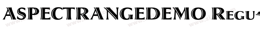ASPECTRANGEDEMO Regu字体转换